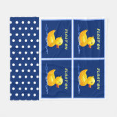 Canard en caoutchouc | Flotter Sur Une Couverture  (Devant (Horizontal))