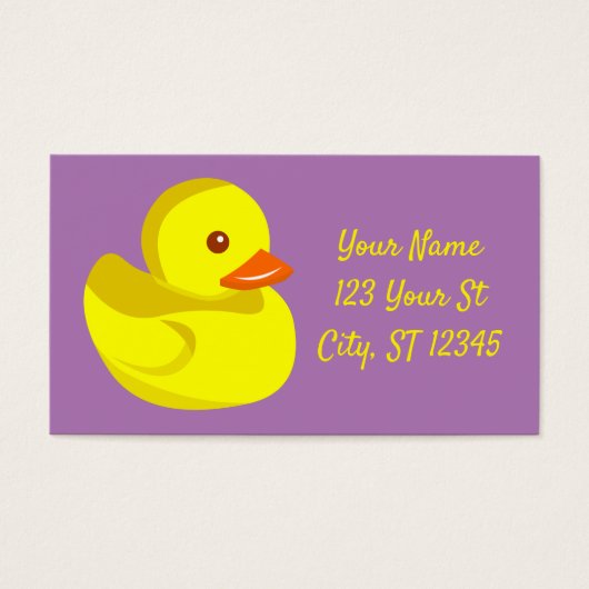 Canard en caoutchouc mou Thunder_Cove (Devant)