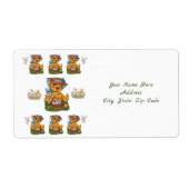 Canard Étiquette de Pâques (Devant)