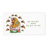 Canard Étiquette de Pâques (Devant)