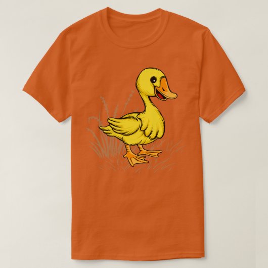 Canard jaune mignon Graphisme Tshirt Duck Lover Ca (Design devant)