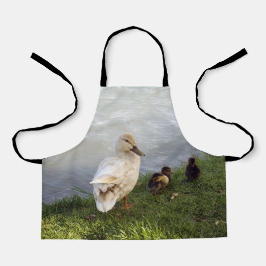 Canard maman avec colliers, Tablier d'impression c (Recto)