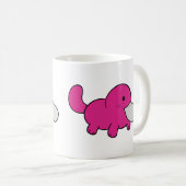 Canard mignon platypus facturé café Mug (Devant droit)