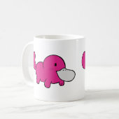 Canard mignon platypus facturé café Mug (Devant gauche)