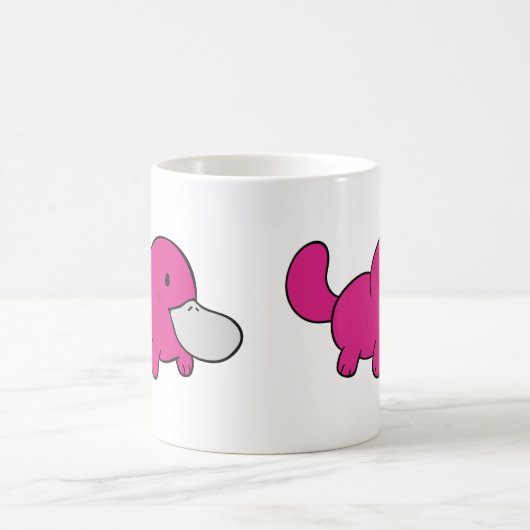 Canard mignon platypus facturé café Mug (Centre)