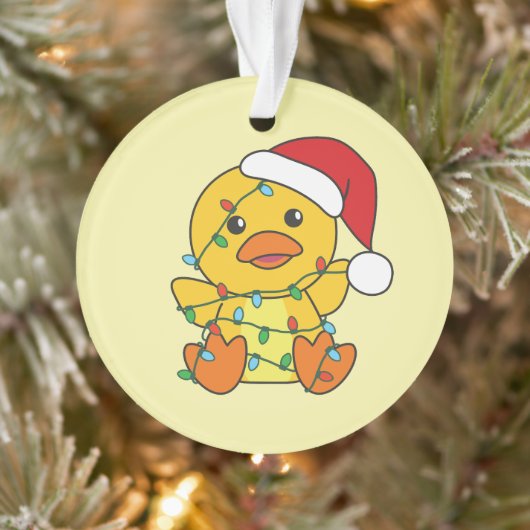 Canard Noël Animaux d'hiver Canard de vacances (Arbre)