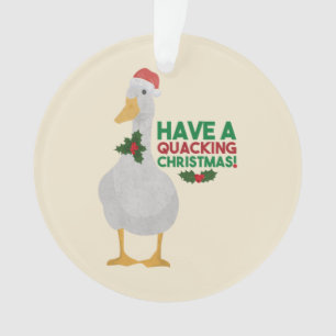 Canard Noël Pun : Avoir un Quitter Noël