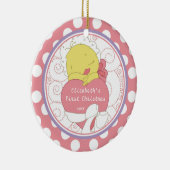 Canard précieux de premier ornement de Noël du (Droite)