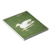 Canard sur le Bloc-notes de l'eau (Incliné)