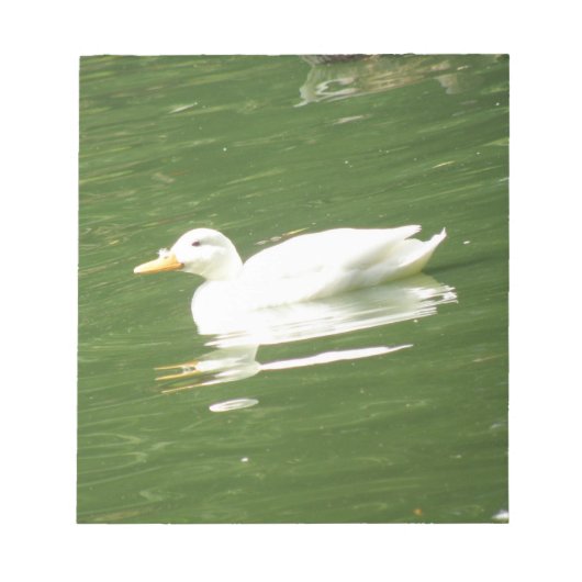 Canard sur le Bloc-notes de l'eau (Devant)