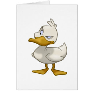 Canard sur une carte