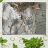 Canard sur une serviette de cuisine murale (Plié)
