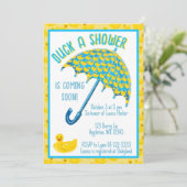 Canard un Baby shower de douche Invitation (Debout devant)