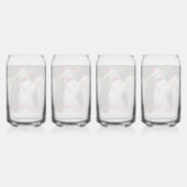 Canards blancs portant des chapeaux rouges Noël (Dos)