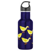 Canards Bouteille d'eau pour enfants avec le nom (Devant)