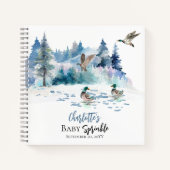 Canards Boy Boy Baby Sprinkle Livre d'Invité (Devant)