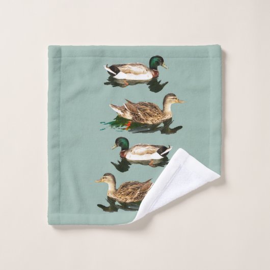 Canards colverts (Gant de toilette)