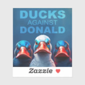 Canards contre Donald Sticker (Feuille)