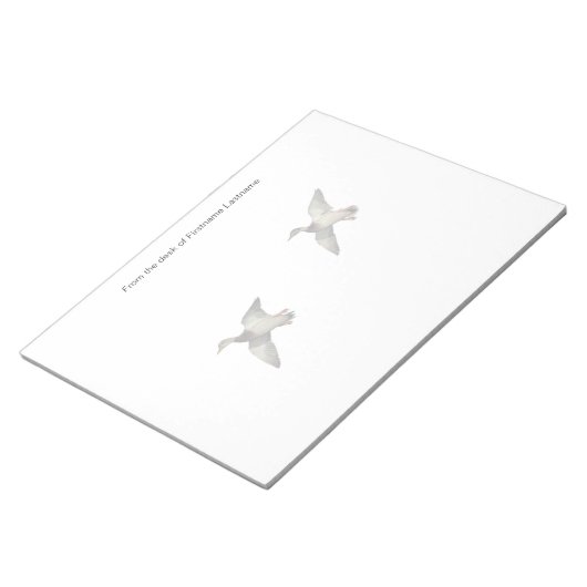 Canards dans le Bloc-notes de vol (Incliné)