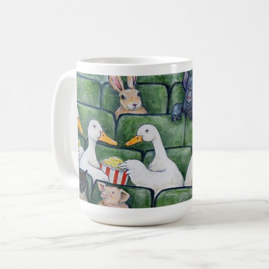 Canards Dans Une Mug De Rangée (Devant gauche)