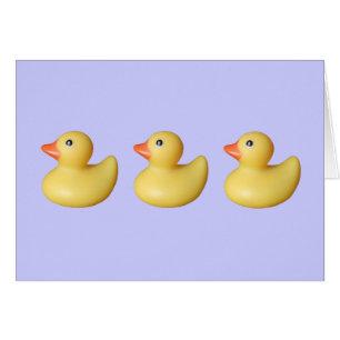 Canards dans une rangée