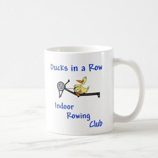 Canards dans une tasse de rangée (Droite)