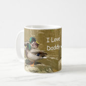 Canards de Mallard, tasse d'I LoveDaddy (Devant gauche)