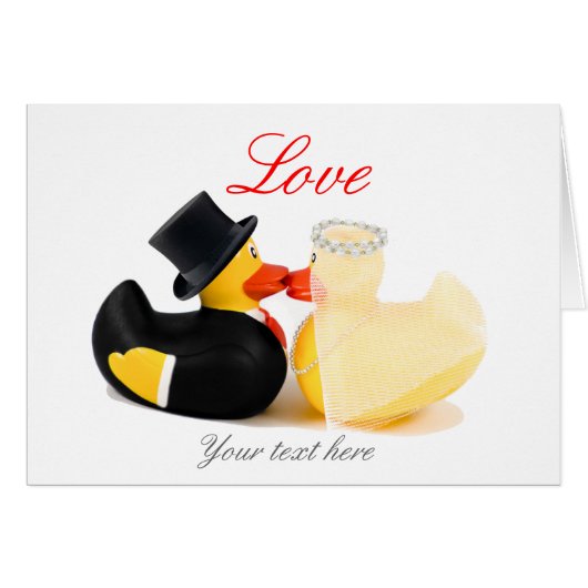 Canards de mariage 2 (Devant horizontal)