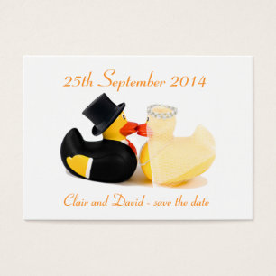 Canards de mariage 2 ... Enregistrez la date