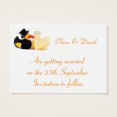Canards de mariage 2 ... Sauvegarder la date (Dos)