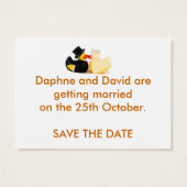 Canards de mariage 2 ... Sauvegarder la date (Dos)