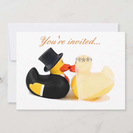 Canards de mariage 3 - Faire-part de mariage (Devant)
