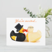 Canards de mariage 3 - Faire-part de mariage (Debout devant)