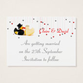 Canards de mariage 3 ... Sauvegarder la date (Dos)