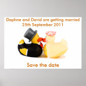 Canards de mariage ... Affiche (Devant)
