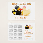 Canards de mariage... Calendrier de sauvegarde de (Devant & derrière)