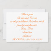 Canards de mariage - Faire-part de mariage (Dos)