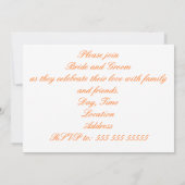Canards de mariage - Faire-part de mariage (Dos)