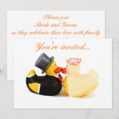 Canards de mariage - Faire-part de mariage (Devant / Derrière)