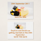 Canards de mariage ... Sauvegarder la date (Devant & derrière)