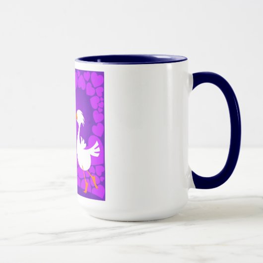 Canards embrassant, tasse (Droite)