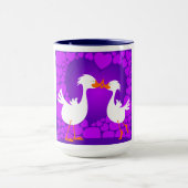 Canards embrassant, tasse (Centre)