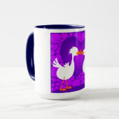 Canards embrassant, tasse (Devant gauche)
