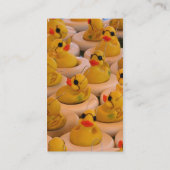 Canards en caoutchouc jaune mignons Carte de visit (Dos)