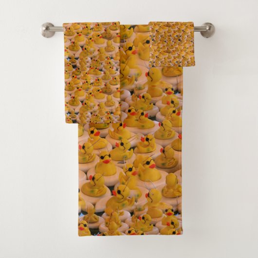 Canards en caoutchouc jaune Motif animal     (En situation)