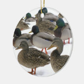 Canards en ornement de neige (Gauche)