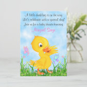 Canards et papillons Baby showers Invitations fill (Debout devant)