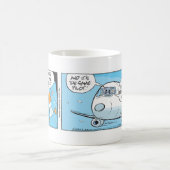 Canards et tasse drôles de bande dessinée de (Centre)