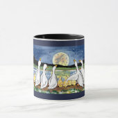 Canards Famille Montre Moon Designer Mug (Centre)