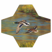 Canards-Majards Survolant L'Étang (Plat)
